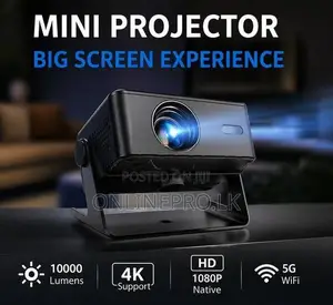 Portable Mini Projector with Big Screen