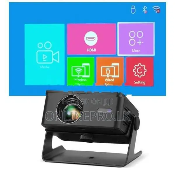 Portable Mini Projector with Big Screen