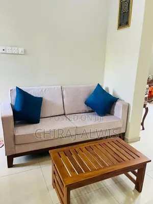 Teak Sofa Set with Coffee Table