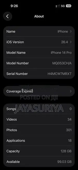 Apple iPhone 14 Pro 128GB (Used)