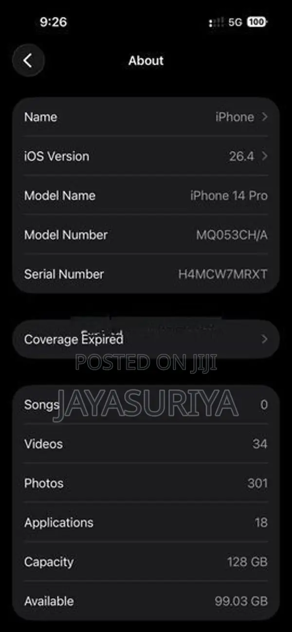 Apple iPhone 14 Pro 128GB (Used)