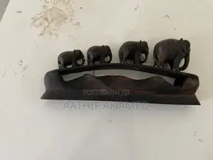 Ebony Elephant Statue