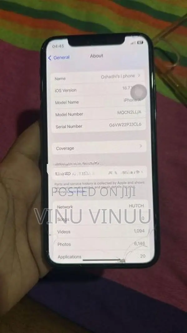 Apple iPhone X 256GB (Used)