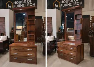 Teak Wood Dressing Table - S Model