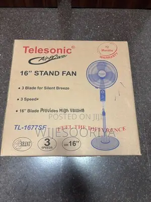Telesonic 16” Stand Fan