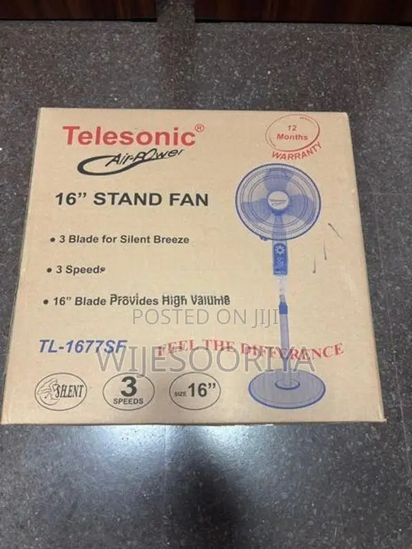 Telesonic 16” Stand Fan