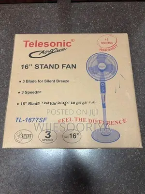 Telesonic 16” Stand Fan