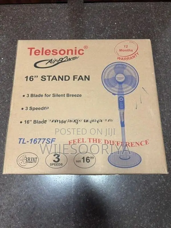 Telesonic 16” Stand Fan