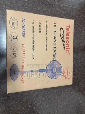Telesonic 16” Stand Fan