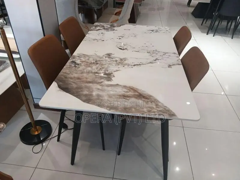Brand New Granite Top Dining Table Set