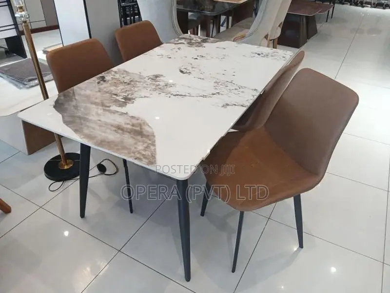 Brand New Granite Top Dining Table Set
