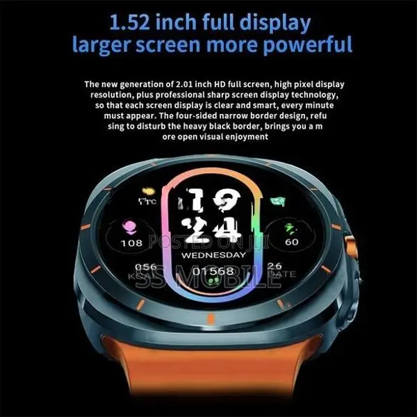 Laxasfit GT7 Ultra Bluetooth Calling Pedometer Stylish Smartwatch