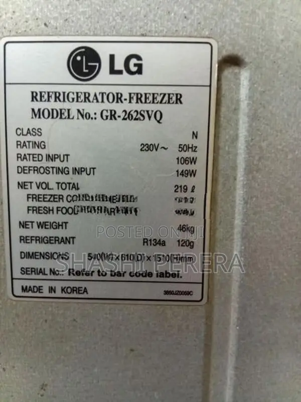 LG 219L Refrigerator