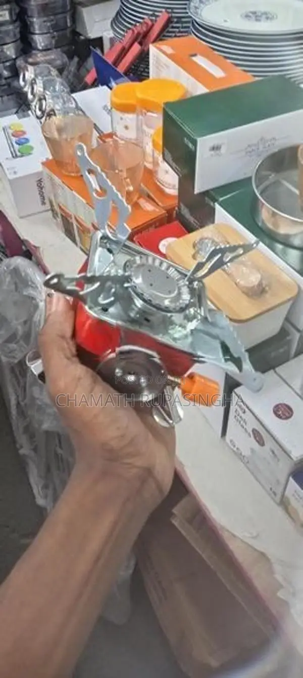 Camping Stove with Gas Spray Tin