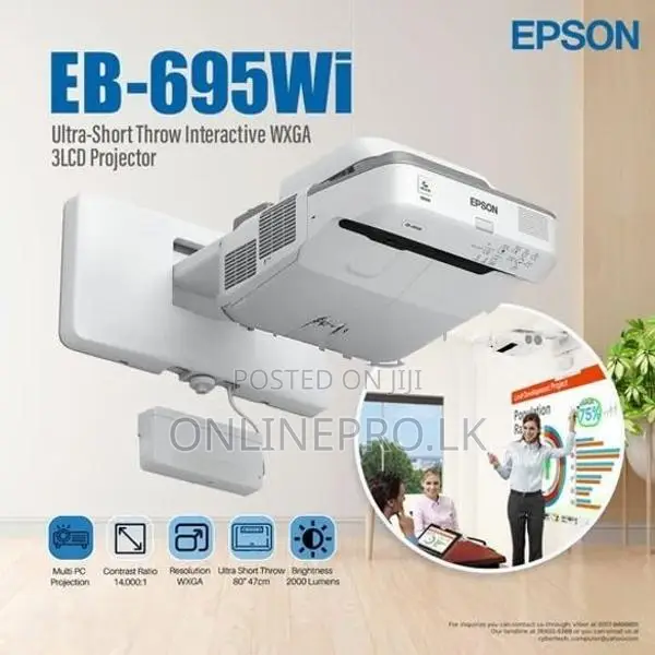 Interactive Ultra Short Throw Projector