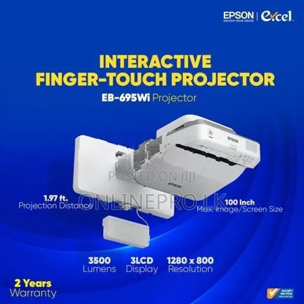 Interactive Ultra Short Throw Projector