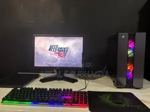 i5 4th Gen Gaming Setup with Monitor Keyboard