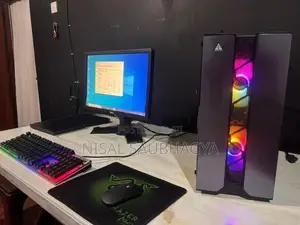 i5 4th Gen Gaming Setup with Monitor Keyboard