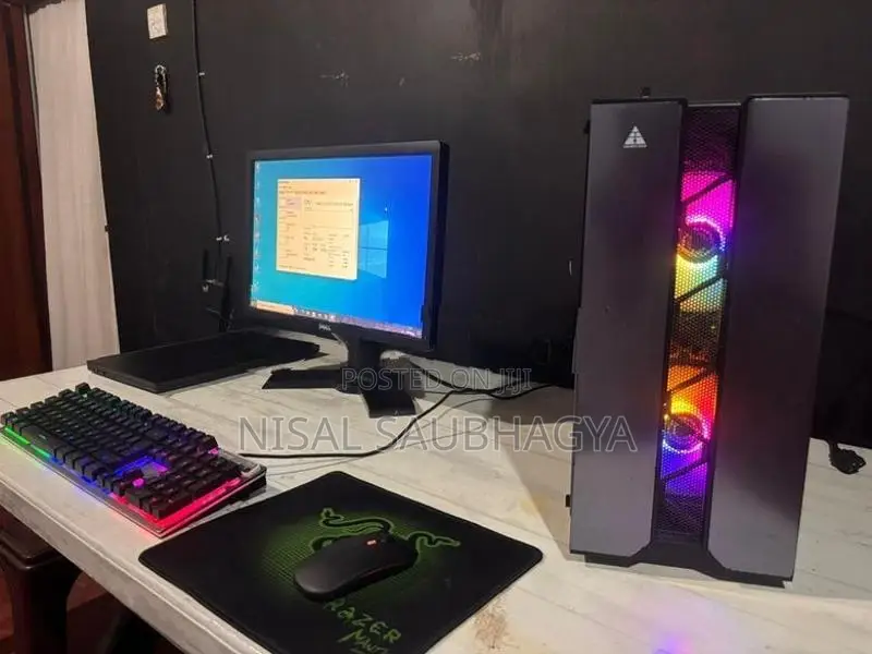 i5 4th Gen Gaming Setup with Monitor Keyboard