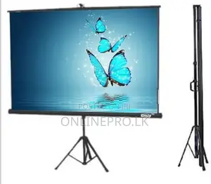 Movable Projector Screen with Tripod Stand