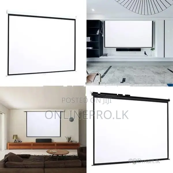 4K Manual Screen for Home & Office
