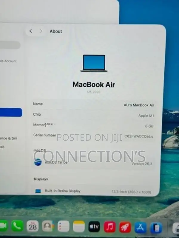 Apple Macbook Air M1 8GB 256GB