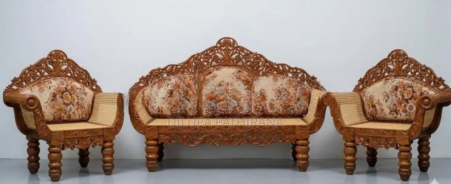 Antique Teak Sofa Set