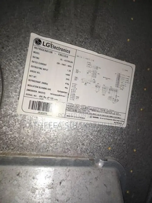 Used LG Refrigerator