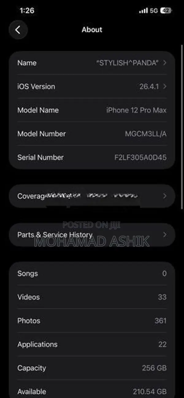 Apple iPhone 12 Pro Max (Used)