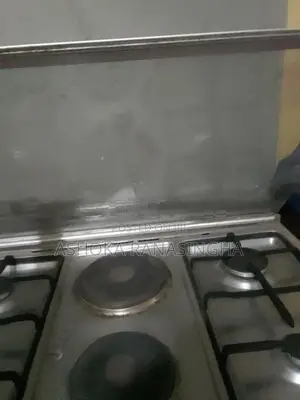 Gas Burner with Electric Oven