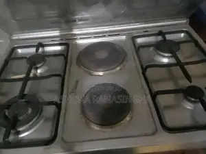 Gas Burner with Electric Oven