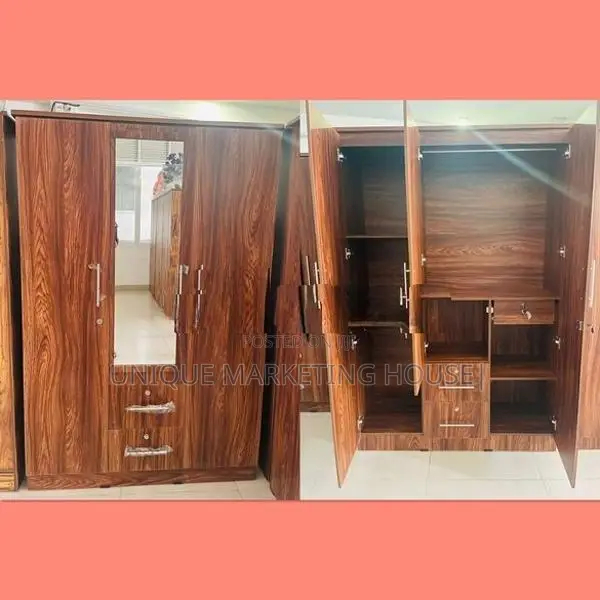 MODERN UNIQUE 3D MELAMINE WARDROBES