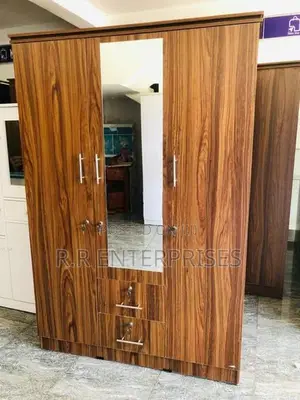 New 3 Door Melamine Wardrobes with Mirror