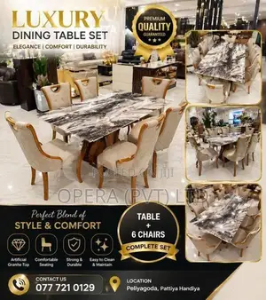 Luxury dining table