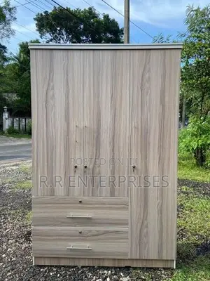 New 3D Ash White Melamine Wardrobes