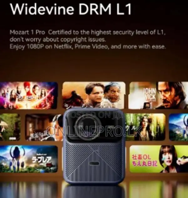 Wanbo Mozart 1 Pro Projector | Full HD + 4K Support Android Portable