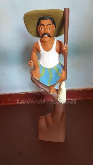 Wooden Fisher Man