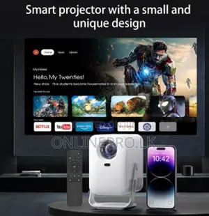 Affordable Smart Projector | Android Apps WiFi Office & Gaming Use