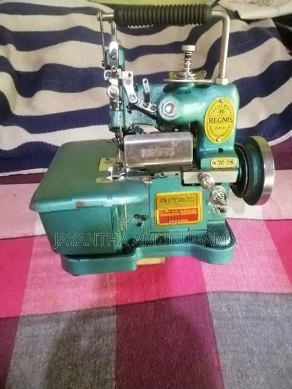 Over Lock Button Hole Machine