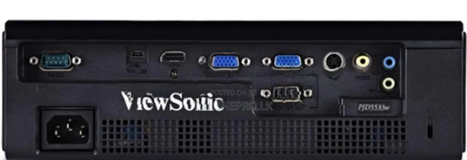 ViewSonic PJD5533W Projector | WXGA Bright DLP Meetings & Training