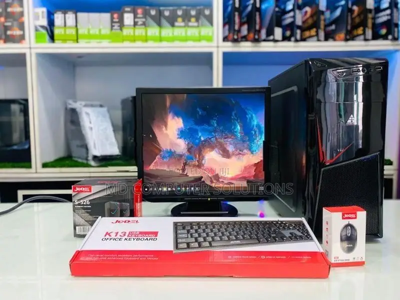 Intel Core I7 6th Gen Desktop Computer Full Set with 17 Inch Monitor