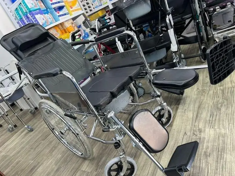 Full Option Commode Wheel Chair