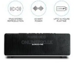 Sonodyne Portable Music System | Wireless Speaker Karaoke Ready