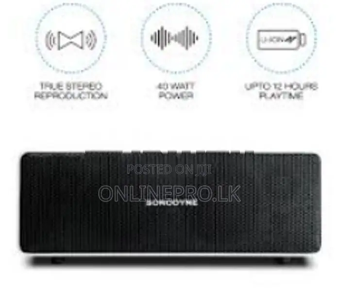 Sonodyne Portable Music System | Wireless Speaker Karaoke Ready