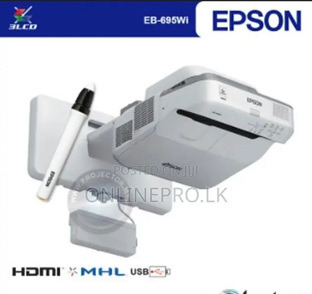 Epson EB-695Wi Interactive Projector | 3LCD Classroom & Meeting Use
