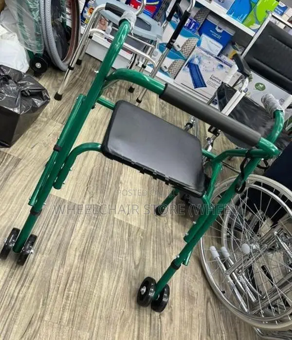 Walker with seat