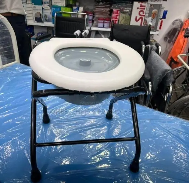 Commode Chair Stand with Bucket