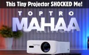 TOPTRO MAHAA 4K Projector | WiFi Netflix Portable Home Cinema