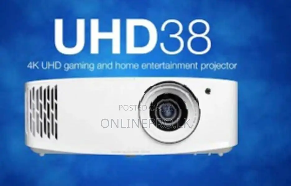 Optoma UHD38x 4K Projector | DLP HDR Sports & Movies Ready