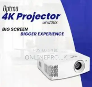 Optoma UHD38x 4K Projector | DLP HDR Sports & Movies Ready